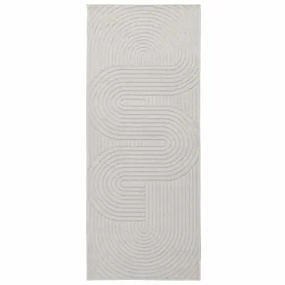 vidaXL Preproge za površine Pravokotna krema 150 x 80 cm