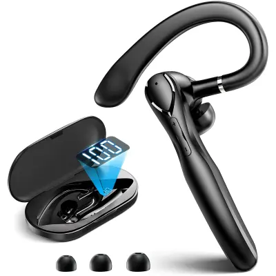 Bluetooth TWS slušalke - dolga življenjska doba - vrsta ušesne kljuke, digitalni zaslon, pametno odpravljanje šumov, slušalke za klicanje