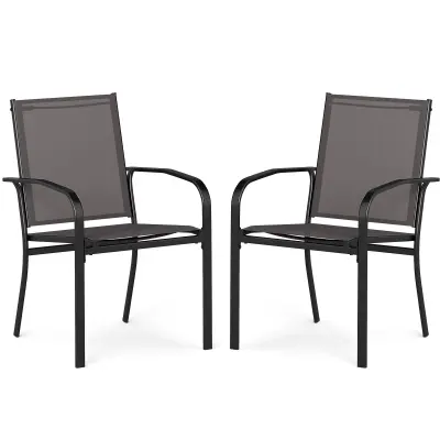 Vrtni jedilni stol komplet 2 kosa