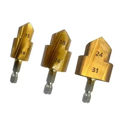 Komplet močnih svedrov za razširjanje cevi (3 kosi) | PIPEDRILL