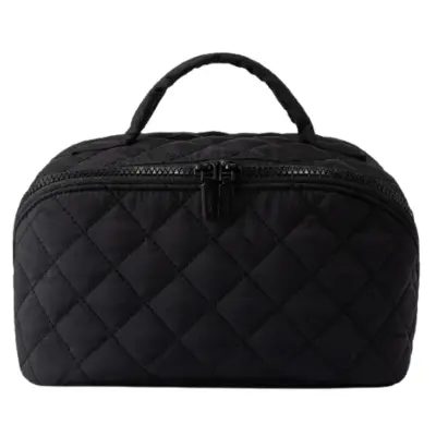 Velika napihnjena torbica za ličila | MAKEPACK Črna