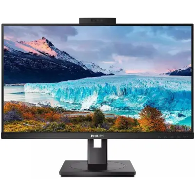 Monitor Philips 68,6 cm (27,0") 272S1MH 1920x1080 konferenca IPS 4ms VGA DVI HDMI DisplayPort USB3.2 Pivot Kamera Zvočniki  3H sRGB102%