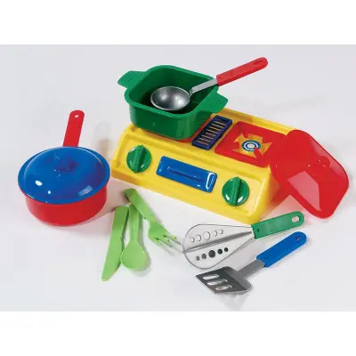 5008 mini otroška plastična kuhinja (11 kos)