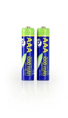 AAA 1000mAh polnilne baterije (2 kosa)