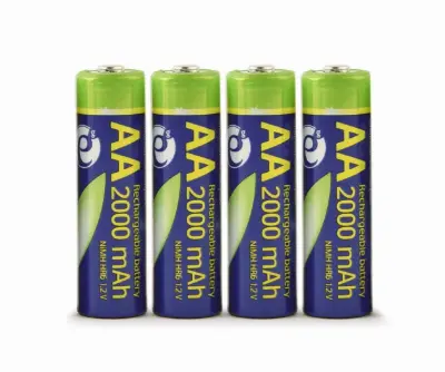 AA 2000mAh Ni-MH polnilna baterija 4 kosi