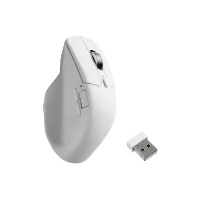 Keychron M6 Brezžična miška / PixArt 3950 (8000 Hz) / Vsi tiho delujoči mikro stikala / Bela / M6S-A24