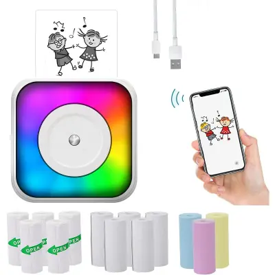 Mini tiskalnik - foto tiskalnik - brezžični tiskalnik za telefon - prenosni tiskalnik