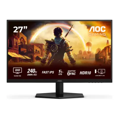 Monitor AOC 68,6 cm (27,0") Q27G42ZE 2560x1440 Gaming 260Hz-OC Fast-IPS 0,3ms HDMI DisplayPort  DCI-P3-95% AdaptiveSync HDR10 G4