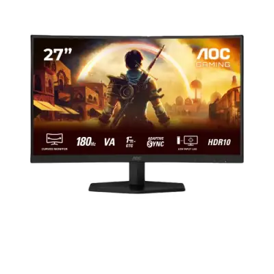 Monitor AOC Gaming C27G42E 68.6 cm (27,0''), 1920 x 1080, VA, 1500R, 180 Hz, 0,5 ms, HDR10