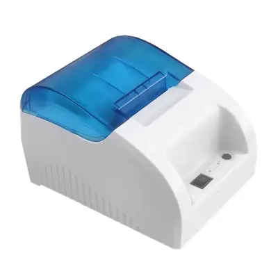 58mm Termalni Bluetooth USB Tiskalnik Računov - Kompakten in Vsestranski Blue + White
