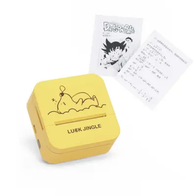 58mm Mini Prenosni Termalni Tiskalnik - Bluetooth Brezžični Tiskalnik Yellow