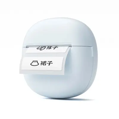 58mm Mini Prenosni Termalni Tiskalnik - Bluetooth Tisk Etiket in Računov Blue