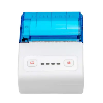 58mm USB+Bluetooth Termalni Tiskalnik Potrdil za POS, Kuhinjo in Mobilno Tiskanje Blue + White