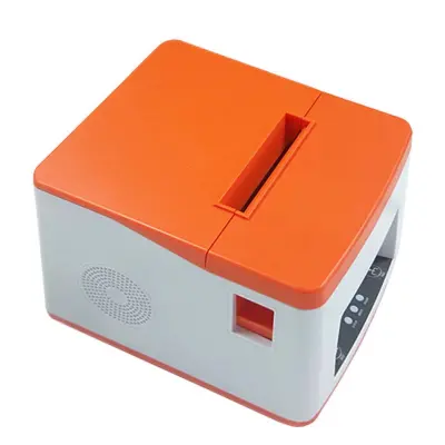 58mm Termalni Tiskalnik Potrdil z Avtomatskim Rezanjem - USB + Bluetooth White+Orange