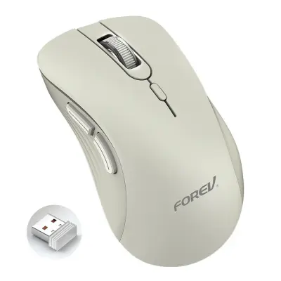 Brezžična miška: 6-gumbna 2.4G USB miška z sprejemnikom za poslovno in prenosno uporabo