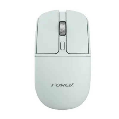 Brezžična miška - enojni 2.4G + Bluetooth dvojni način, tihi klik, kovinsko kolesce Grey