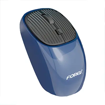 Ergonomska brezžična miška z možnostjo polnjenja - 2.4G, nastavljiv DPI Blue