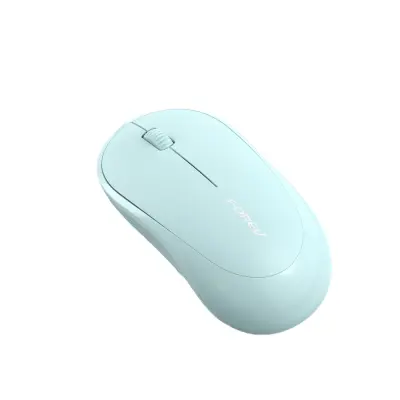 Prenosna 2.4GHz brezžična miška z USB sprejemnikom, 1200 DPI optična miška Blue