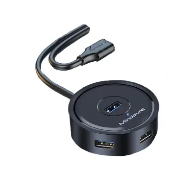 Visokohitrostni 4-portni USB 3.0 Hub za Prenosnike in Računalnike