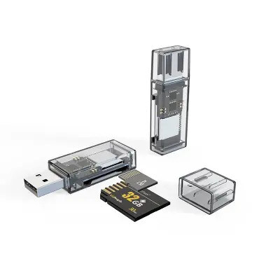 USB na dvojni čitalnik kartic SD/TF, 1GB datoteke v 10 sekundah