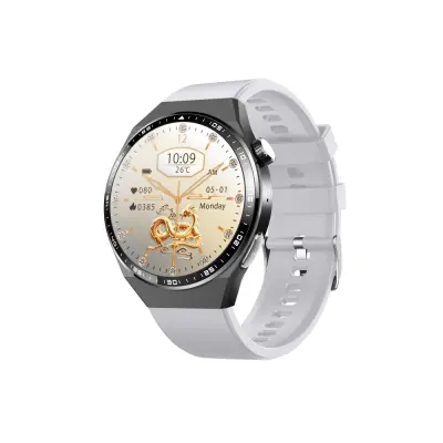 Pametna ura z EKG-jem, analizo telesne sestave, analizo krvi (sečna kislina, krvni lipidi) Black and Grey strap