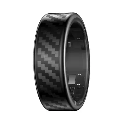 Vodoodporen pametni prstan IP68+5ATM, spremljanje zdravja in obvestila Black 8