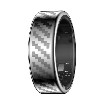 Vodoodporen pametni prstan IP68+5ATM, spremljanje zdravja in obvestila Silver 8