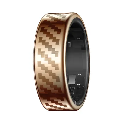 Vodoodporen pametni prstan IP68+5ATM, spremljanje zdravja in obvestila Gold 12