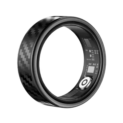 RWFIT Pametni prstan: 50M vodoodporen, srčni utrip, spanje, fitnes sledilnik Black 11