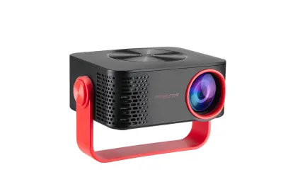 Prenosni domači projektor M60 1080P HD (EU standard + 16 držav) Black/Red