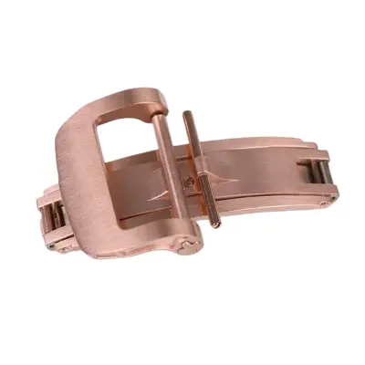 Nerjaveča jeklena metuljasta zaponka 20 mm - različne barve PinkGold