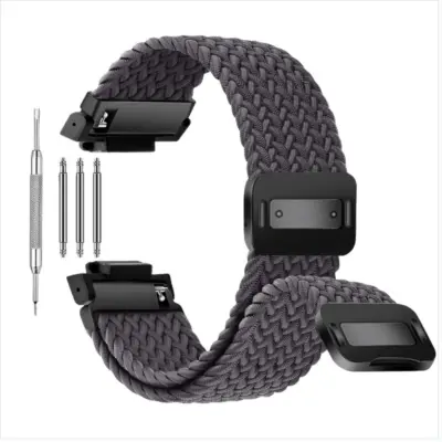 Nadomestni pleteni najlonski pašček, združljiv z G-SHOCK Casio GA2100/GA110 Grey