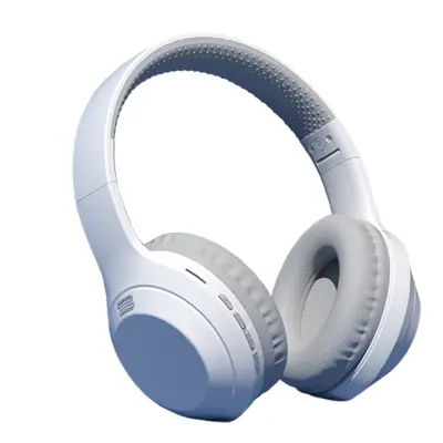 Brezžične Bluetooth slušalke DR10 - bela siva