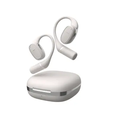 OWS Odprte Brezžične Bluetooth Slušalke z Dolgo Življenjsko Dobo Baterije Beige