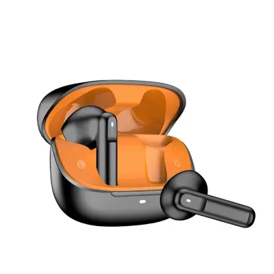 Brezžične Bluetooth slušalke Y91 z ENC za zmanjševanje hrupa Black+Orange