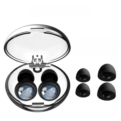 Ušesni čepki za odpravljanje hrupa Black