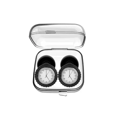 Roza srebrni ušesni čepki za spanje S2 z zmanjševanjem hrupa in udobjem Black