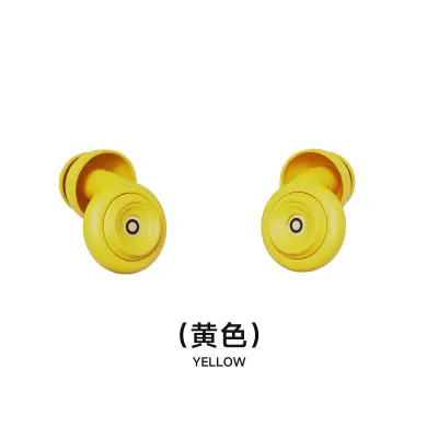 Limonasto rumeni silikonski ušesni čepki - Standard za zmanjševanje hrupa