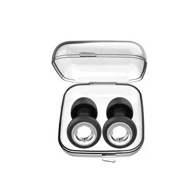 Kakovostni ušesni čepki za zmanjševanje hrupa - Križni merilnik S2 Black + Silver