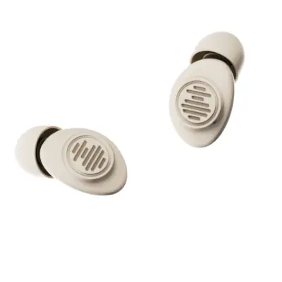 Novi silikonski ušesni čepki za izolacijo hrupa za miren počitek White