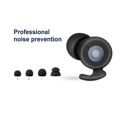 Profesionalni vodoodporni silikonski ušesni čepki za spanje in zmanjševanje hrupa