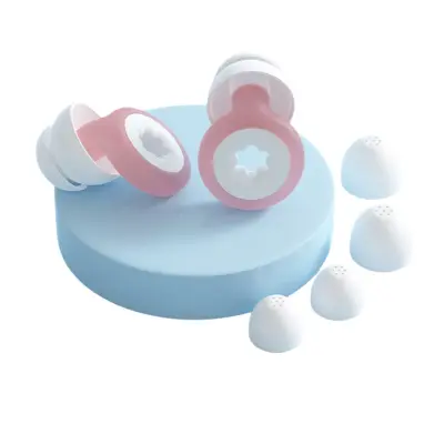 Silikonski čepki za ušesa: Zmanjšanje hrupa za miren spanec Pink