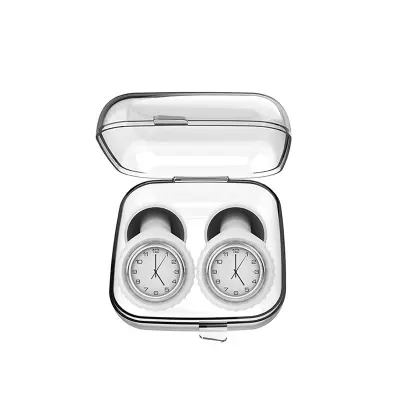 Roza srebrni ušesni čepki za spanje S2 z zmanjševanjem hrupa in udobjem White