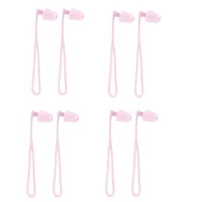 Varno in priročno: 073 ušesni čepi z vrvico - 4 pari White