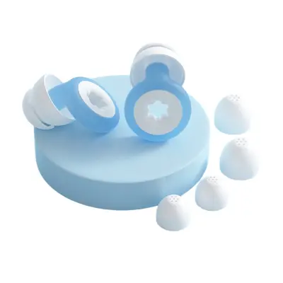 Silikonski čepki za ušesa: Zmanjšanje hrupa za miren spanec Blue