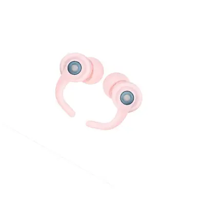 Silikonski ušesni čepki za zmanjševanje hrupa s filtrom za spanje in plavanje Pink