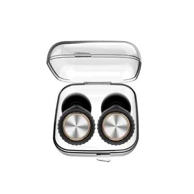 Udobni silikonski ušesni čepki za spanje z zmanjševanjem hrupa - roza/srebrna Black