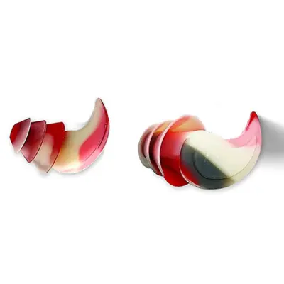 Silikonski ušesni čepki za zmanjševanje hrupa za spanje - 1 par, tiho udobje Pink