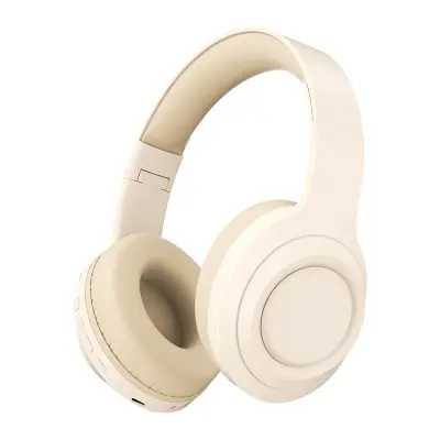 Bluetooth slušalke DR06: Dolga življenjska doba baterije, Hi-Fi zvok Beige