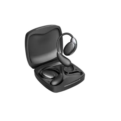 Udobne Bluetooth slušalke V13 z ušesnim kavljem za dolgotrajno uporabo Black